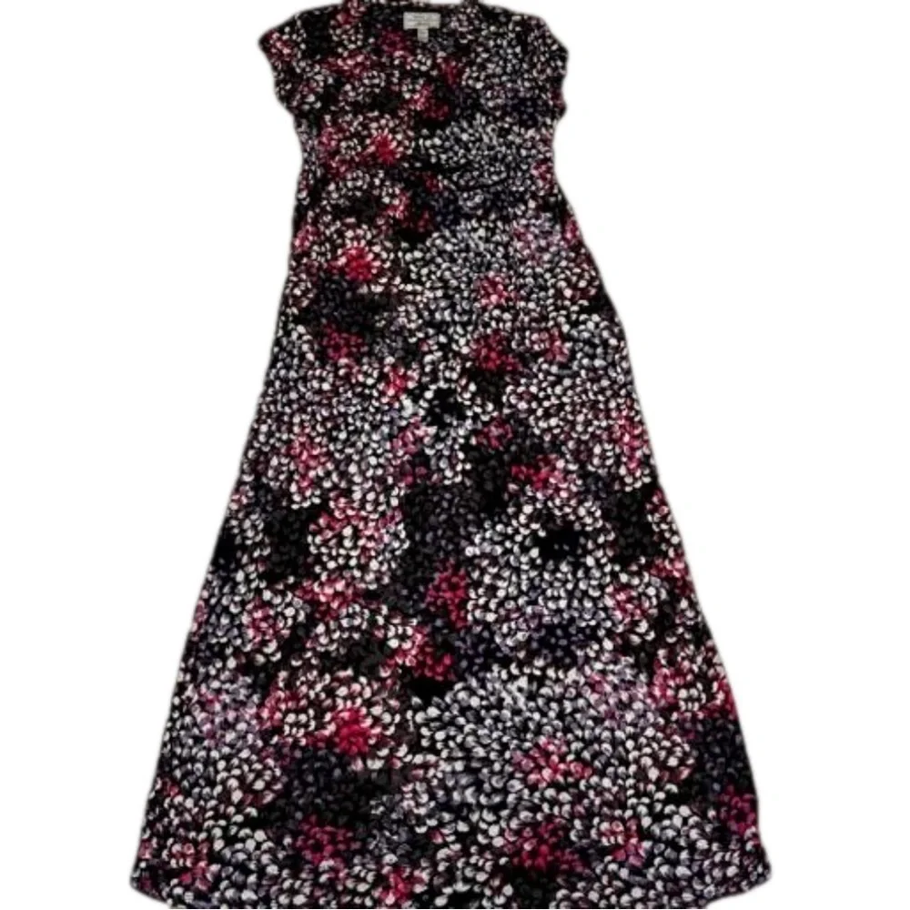 Carole Hochman Women's  Long Maxi Dress Size XS Black Pockets Tie NWOT - Picture 3 of 14